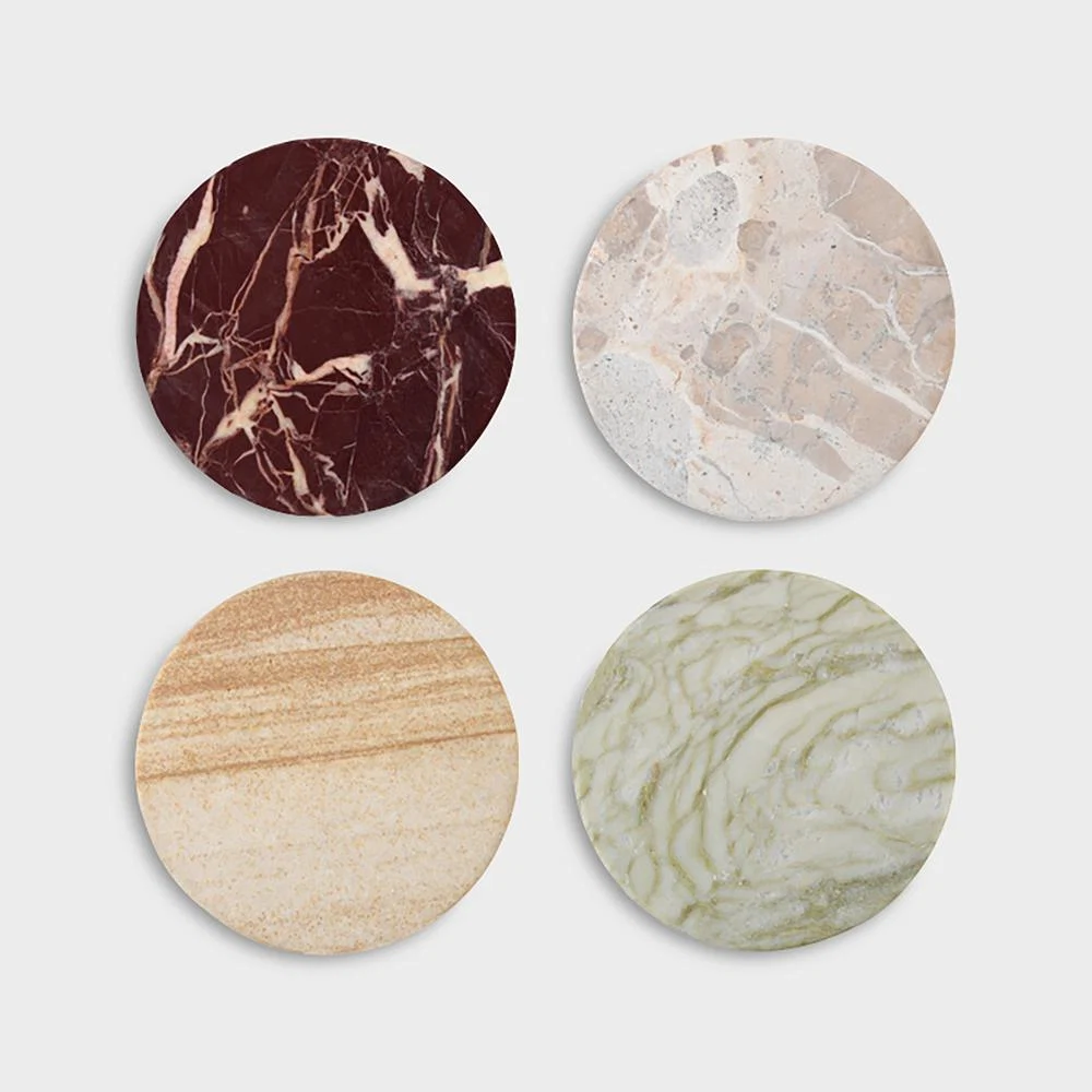 4 marble coasters, €29, April and the Bear