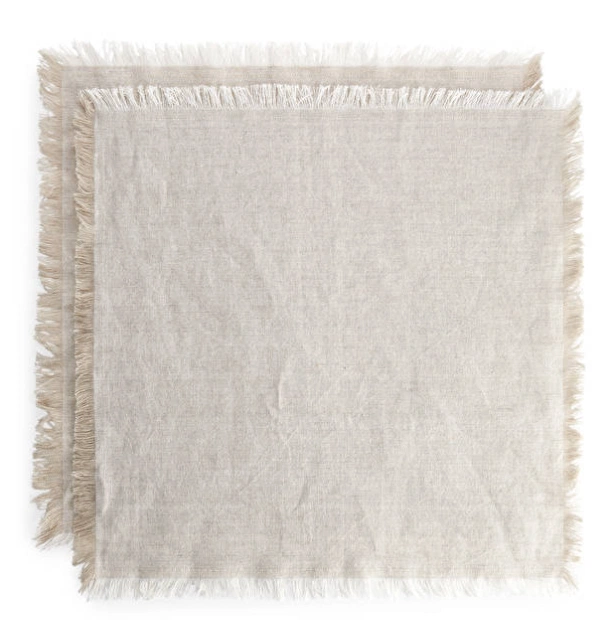 Linen blend napkins, €25, Arket