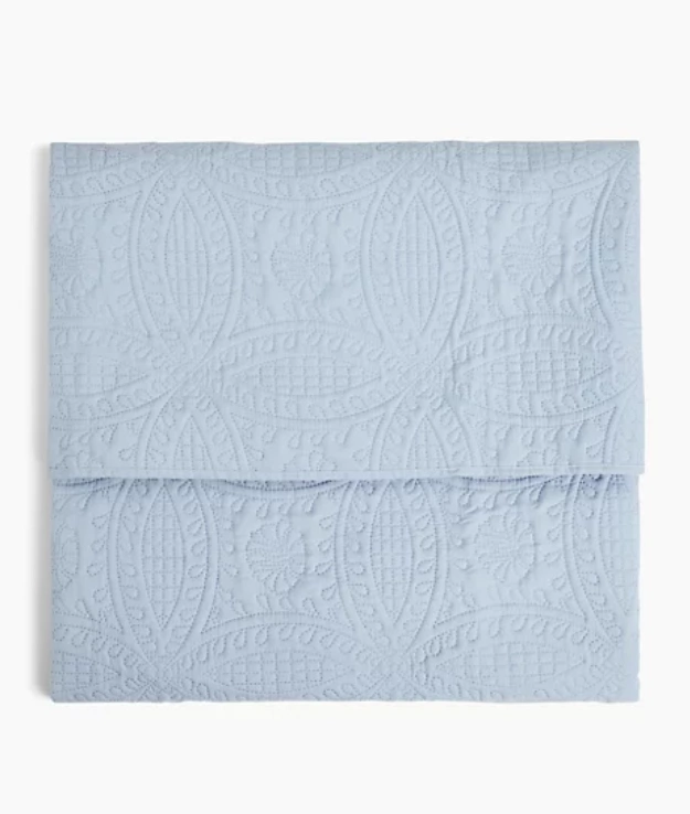 Quilted Pinsonic bedspread, from €67, M&S