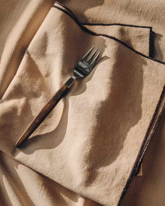 100% organic cotton napkins pack of 2, €9.99