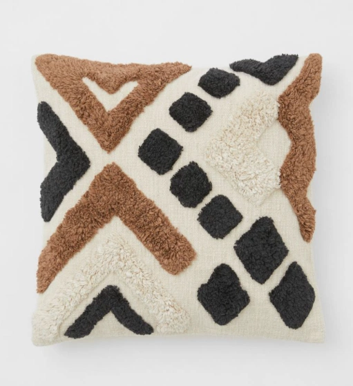 Patterned cushion cover, €27.99, H&M