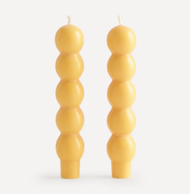 Volute candles set of two, €24, Liberty