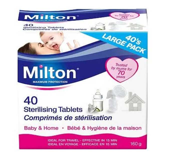 Milton Sterilising Tablets 40 pack, €3.49