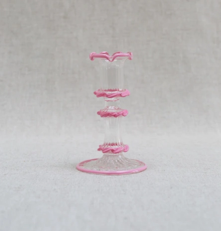 Little Frilly ornate glass candlestick, €28.50, Centrepiece