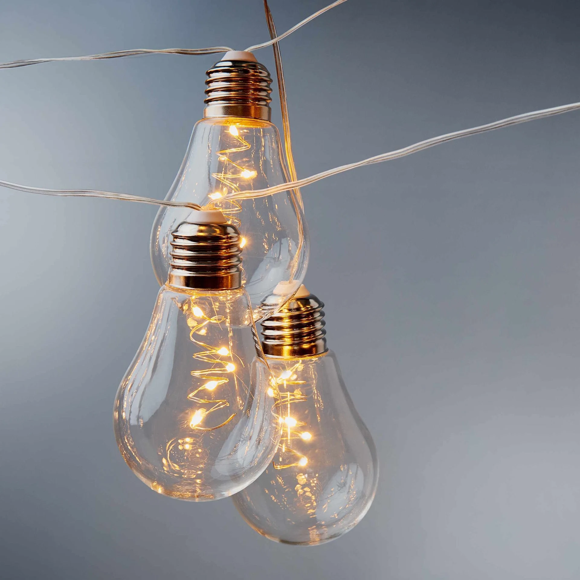 Light bulb chain, €21.99, Butlers