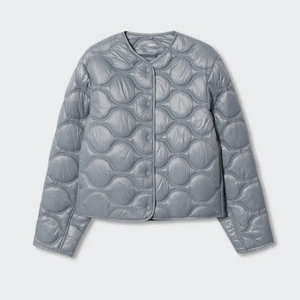 Ultralight Button Down Jacket, €39.99, Mango