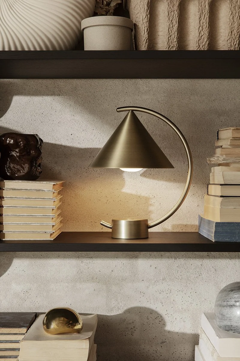 Meridian lamp, €175, April and the Bear