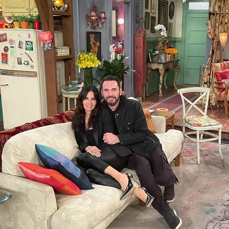 Courteney Cox and the one with the wedding in Northern Ireland