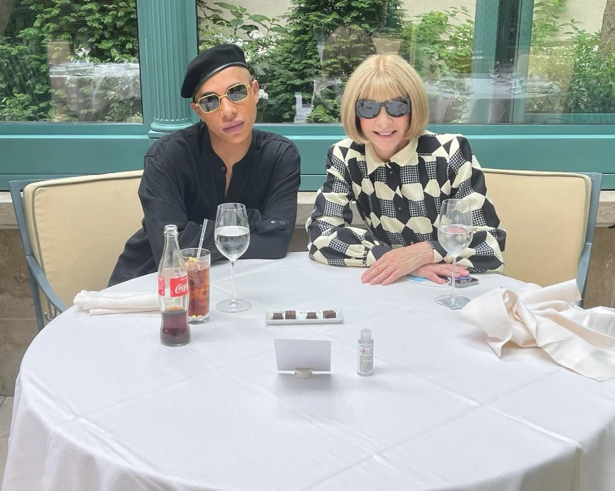 Focusing on what Balmain’s creative director looks like after his freak accident is besides the point