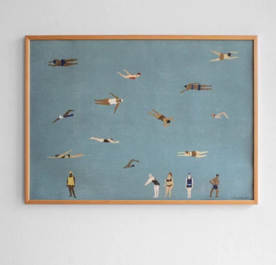 Fine Little Day Swimmers Print by Elizabeth Dunker, €39, Scout
