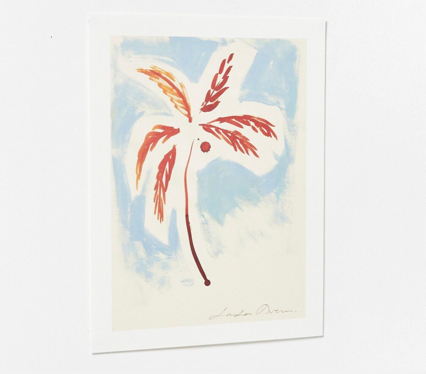 Stormy Palm Printed Wall Art, €42, Oliver Bonas 
