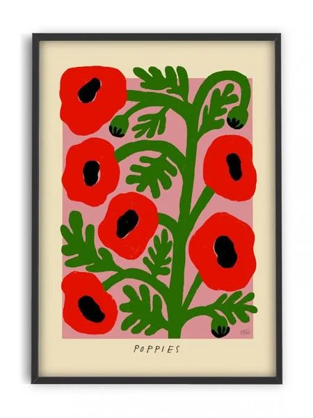 Madelen Poppies, €36, PSTR Studio