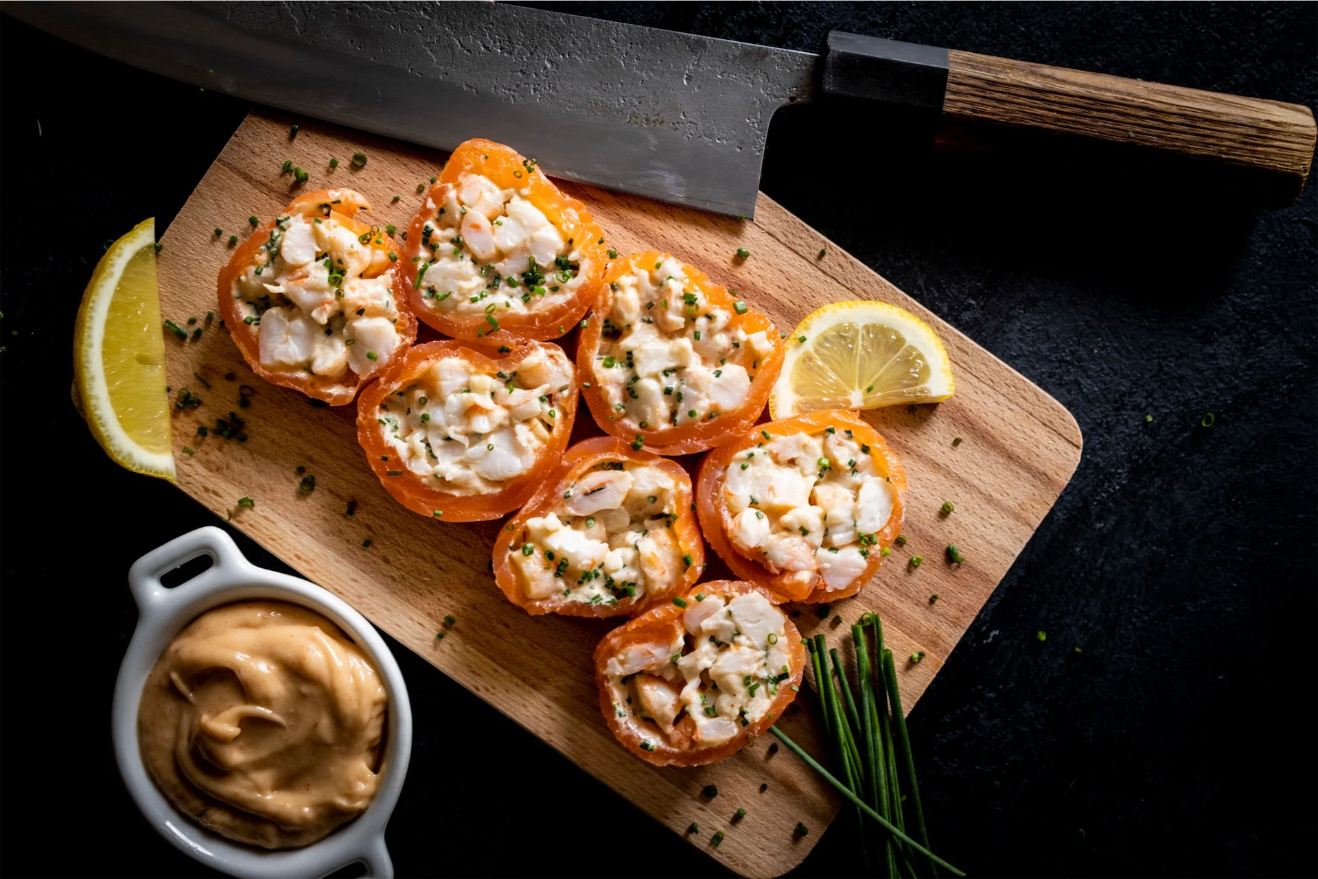 Smoked Salmon & Prawn Bites