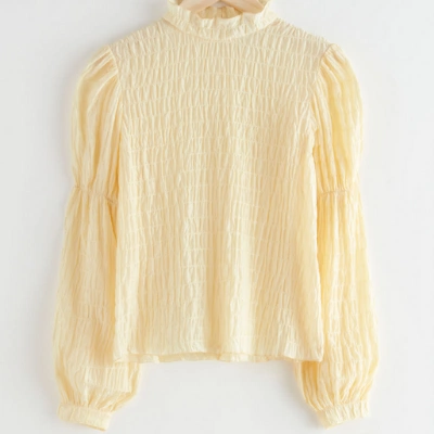 & Other Stories Mulberry Silk Blouse, was €129, now €59