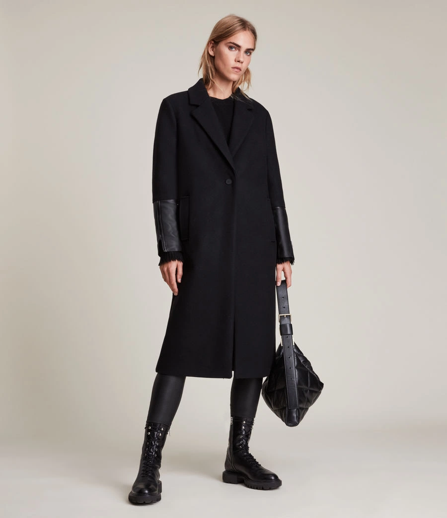Taylore Wool Blend Coat, €349.30, AllSaints