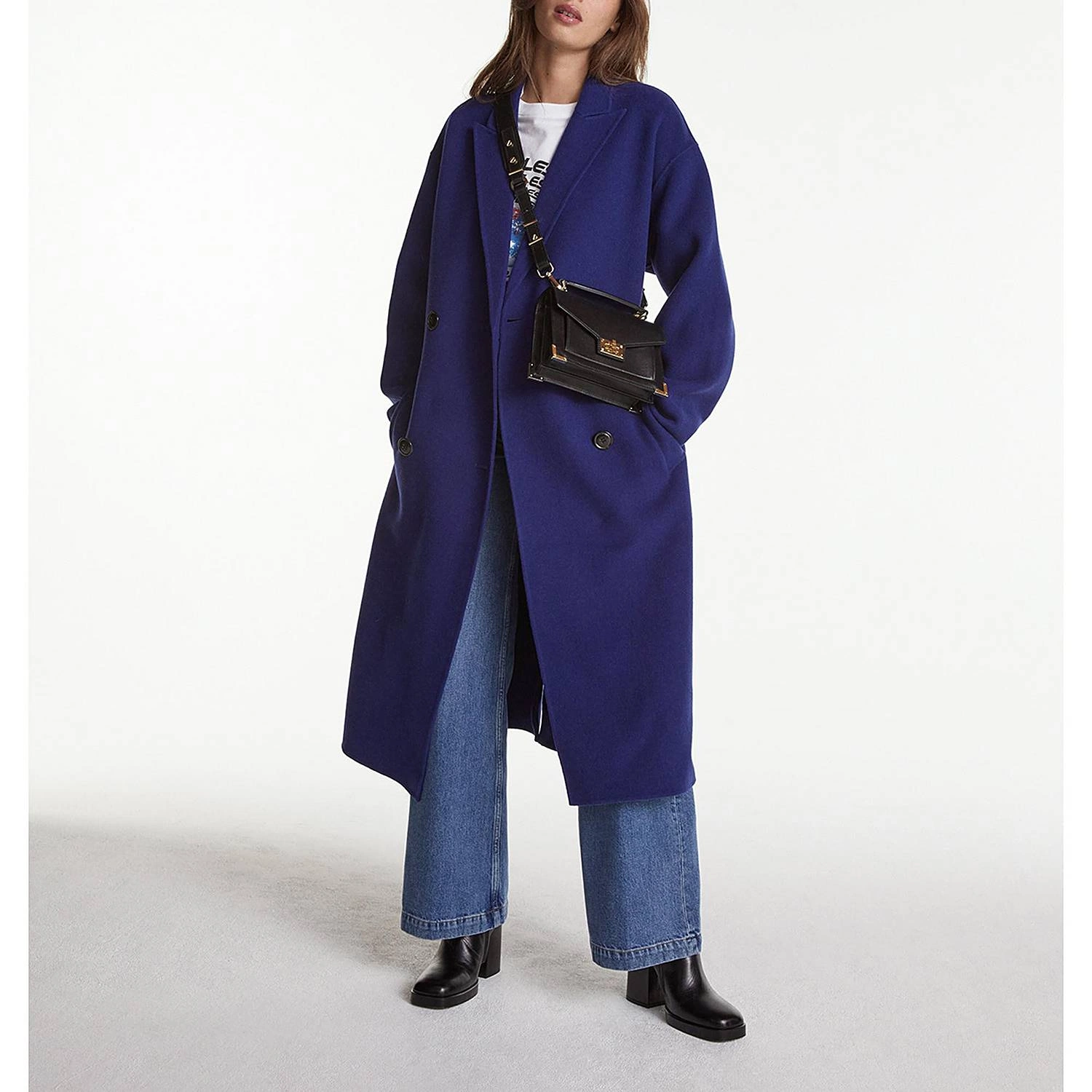 The Kooples Oversize Wool Coat, €315, Brown Thomas