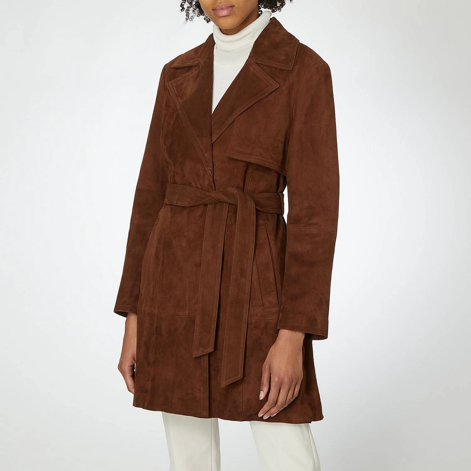 Weekend Max Mara Latino Suede Coat, €532, Arnotts