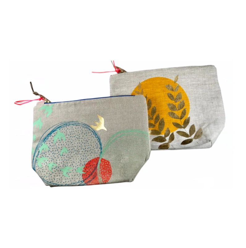 Irish linen wash bag, €49