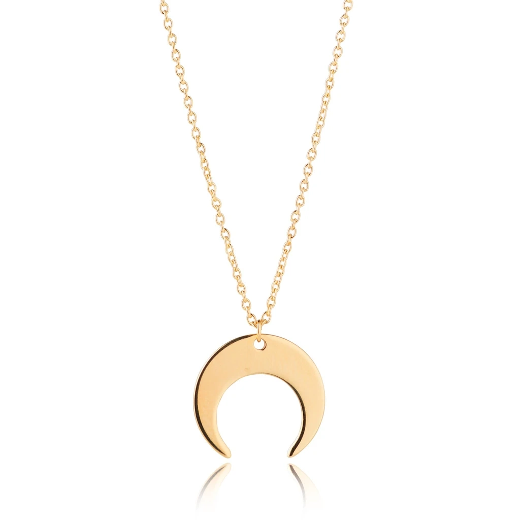 9kt Gold Horn Pendant, €195