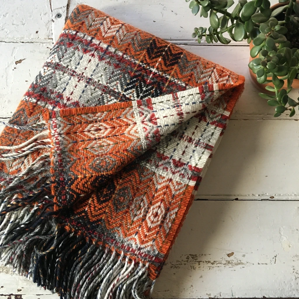 Molloy & Son orange blanket, €153