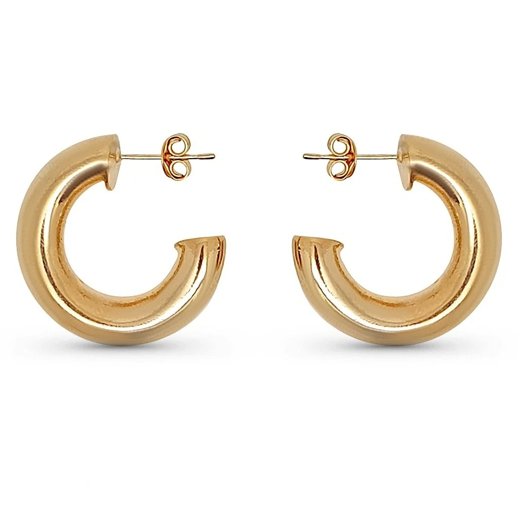 Lille Chunky Gold Hoops, €49