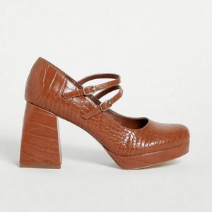 Warehouse Croc Mary Jane Shoe, €85.60