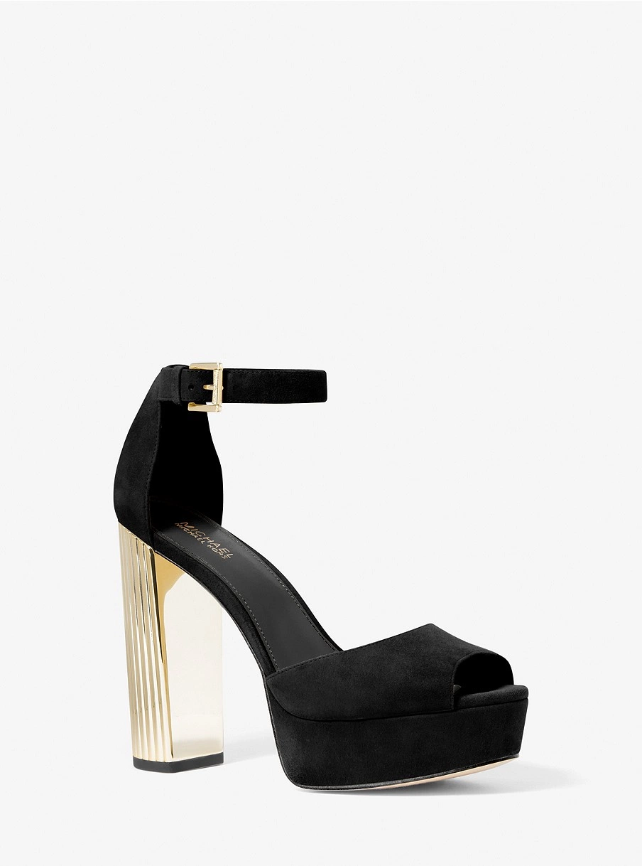 MICHAEL MICHAEL KORS Porter Suede Platform Sandal, €175, Michael Kors