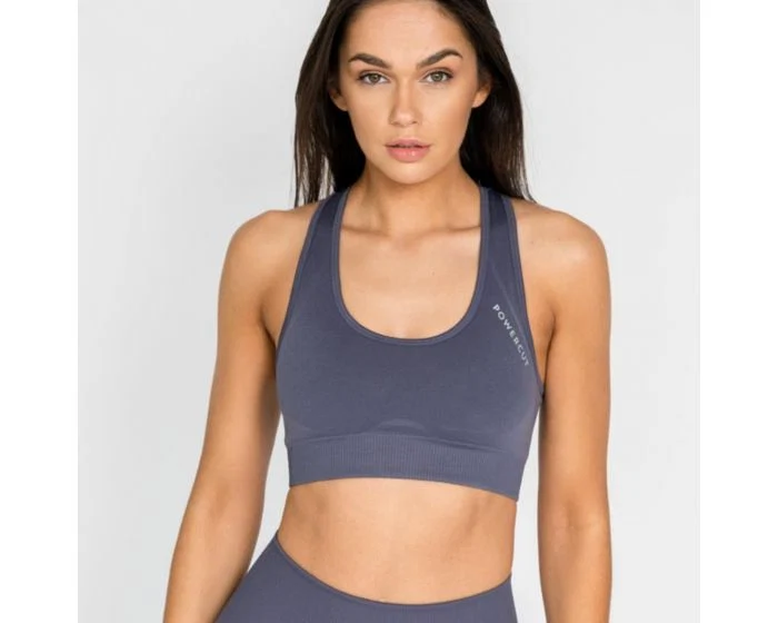 Powercut SÖLID Slate Sports Bra, Was €24, Now €14.40