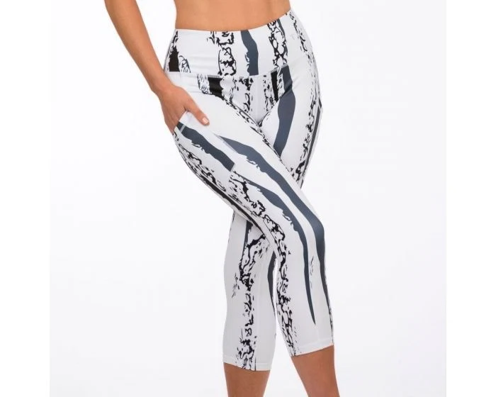 Trendy & Bendy Chloe 7/8 Zebrine Leggings, Was €95, Now €66.50