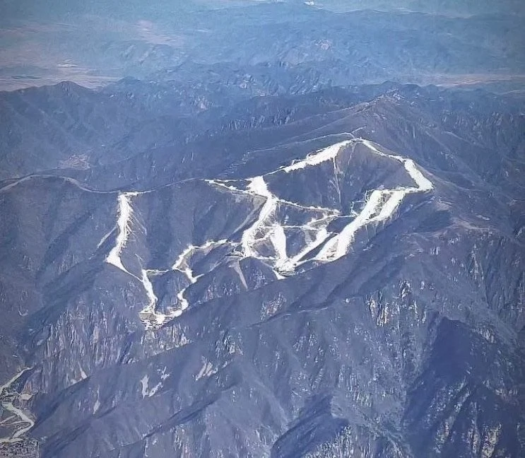 This is what the 2022 Beijing Olympics looks like from above
