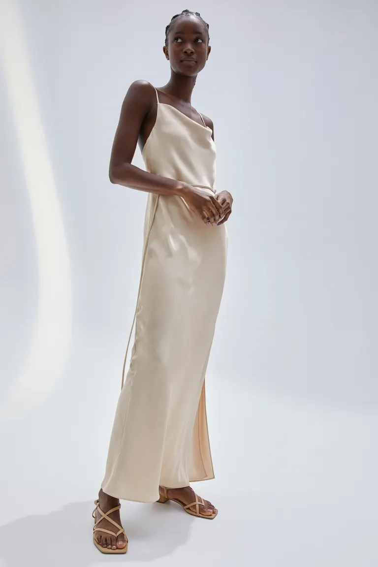 Satin Bridesmaid Dress, €49.99, H&M