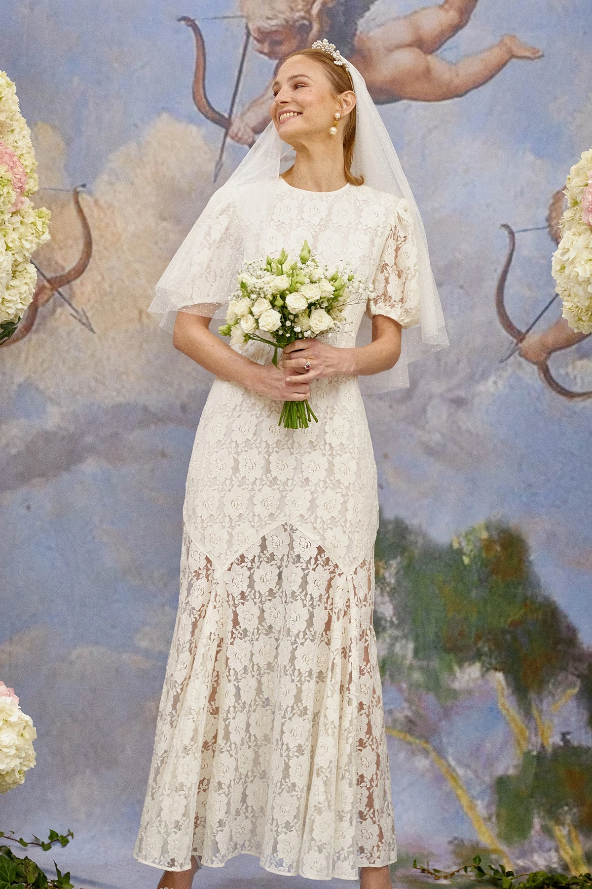 Louella –Floral Lace Midaxi Dress With Godet, €761, Rixo