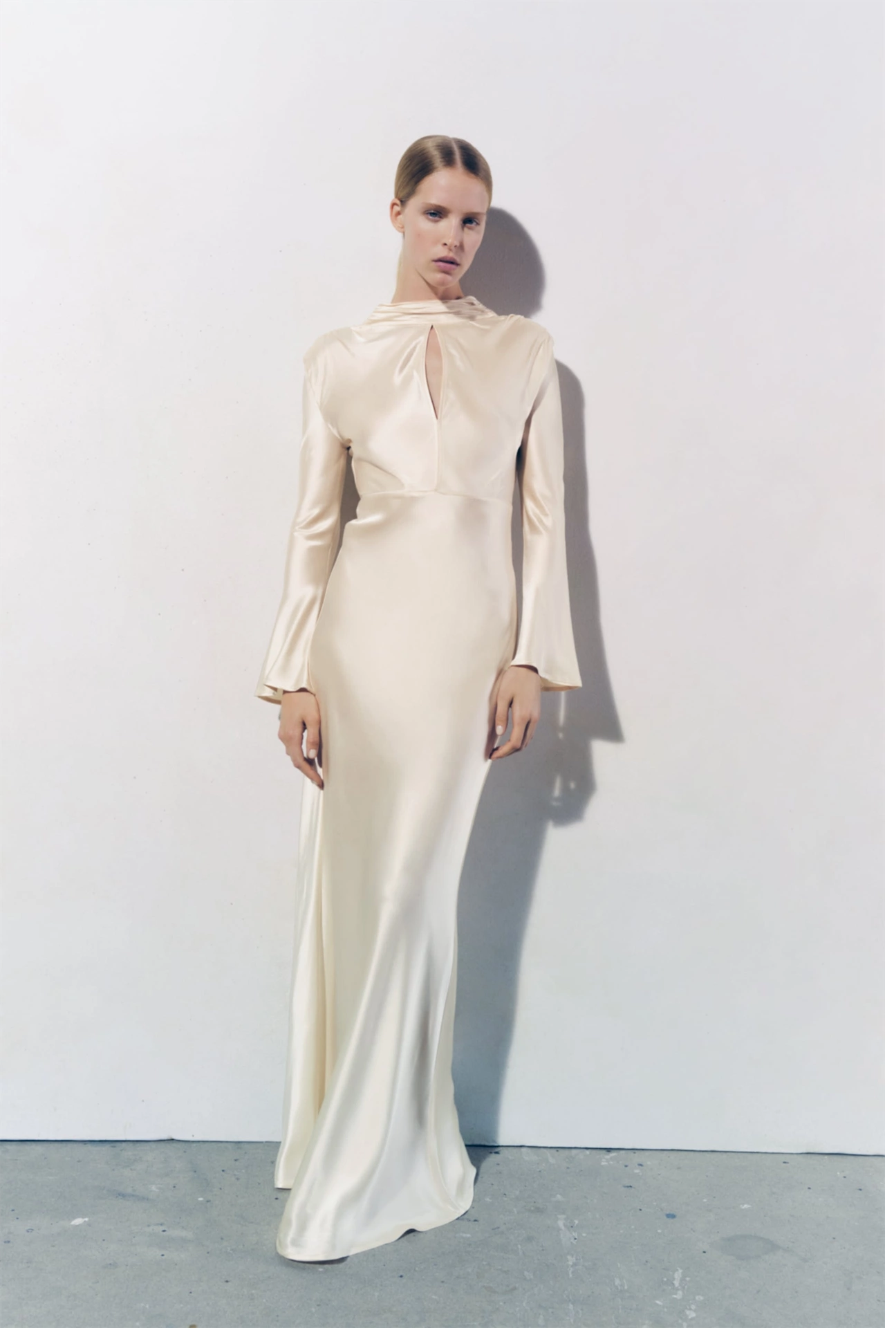 Long Sleeve Bridal Dress, €99.95, Zara