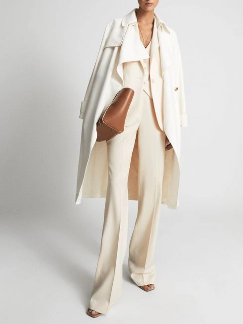 Luna Premium Suit Wide Leg Trousers, €285, Reiss