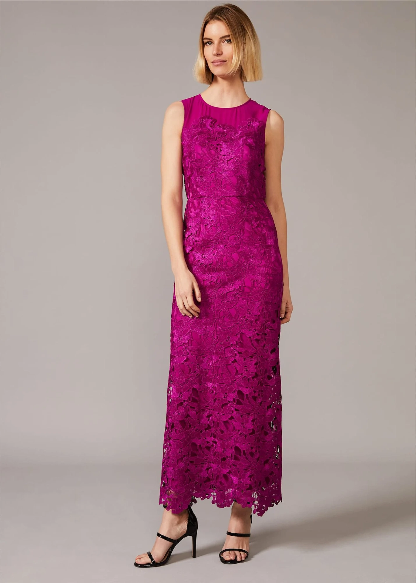 Bessie Lace Maxi Dress, €375, Phase Eight