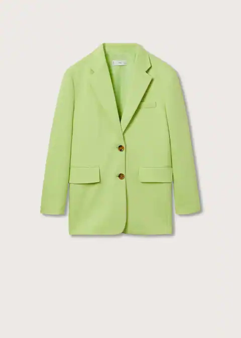 Structured Cotton Blazer, €29.99, Mango