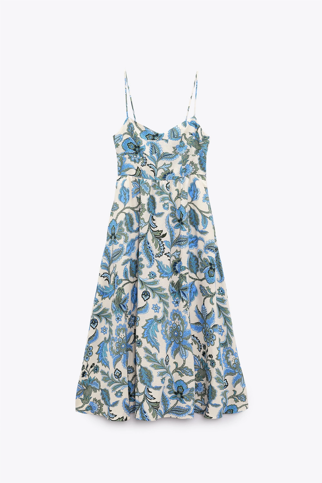 Printed Midi Dress, €49.95, Zara
