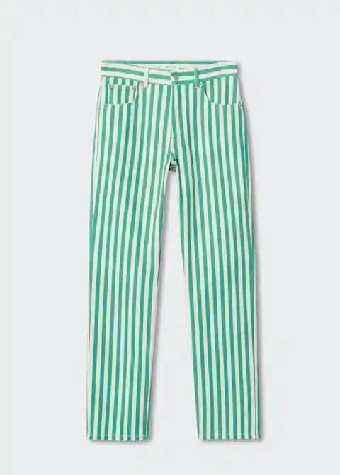 Straight Striped Jeans, €49.99, Mango