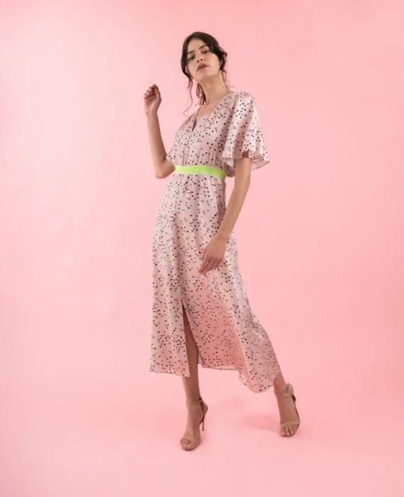 Fee G Print Midi V-Neck Dress, €259, Kilkenny Shop