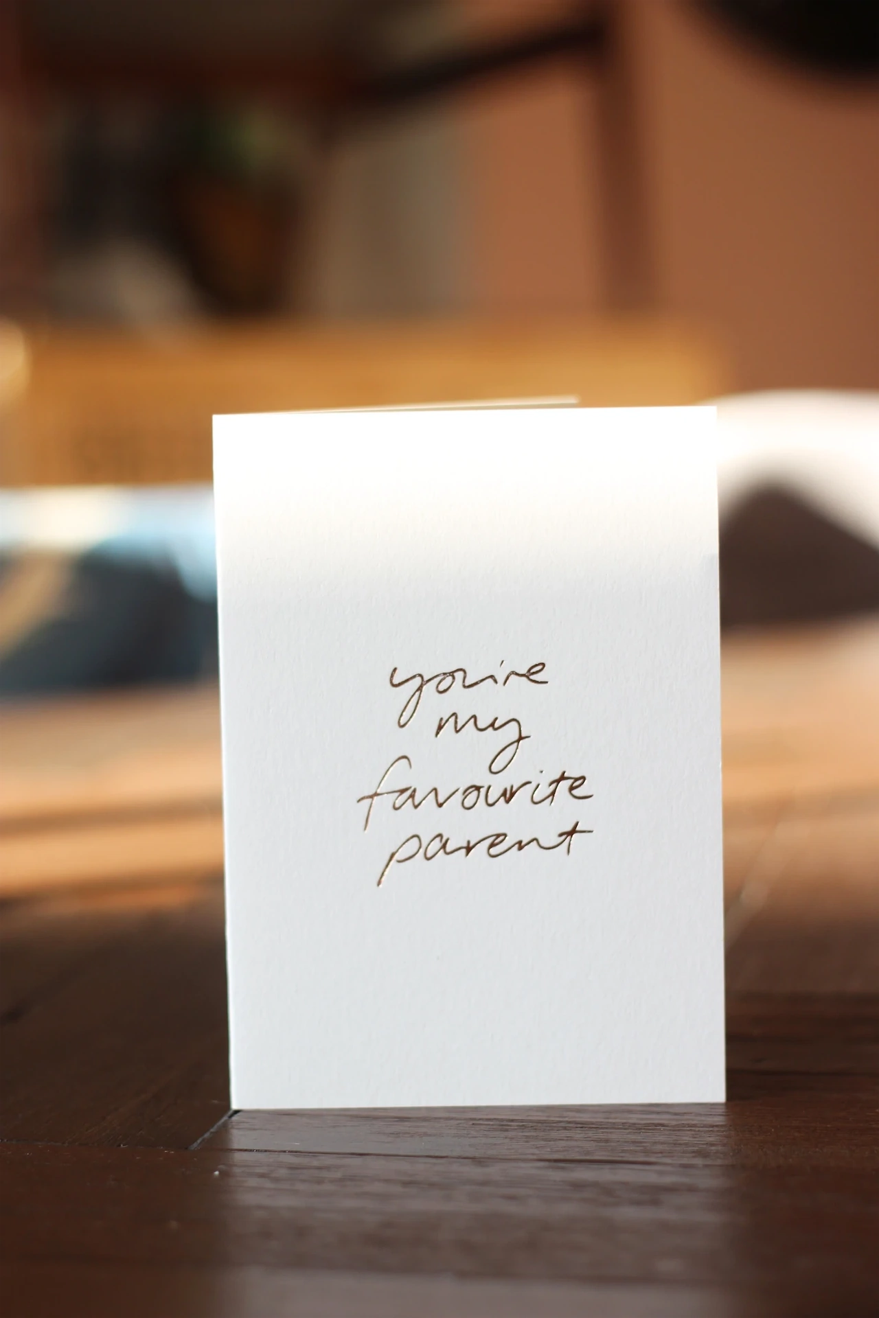 You're My Favourite Parent Card, €4.50, April & The Bear