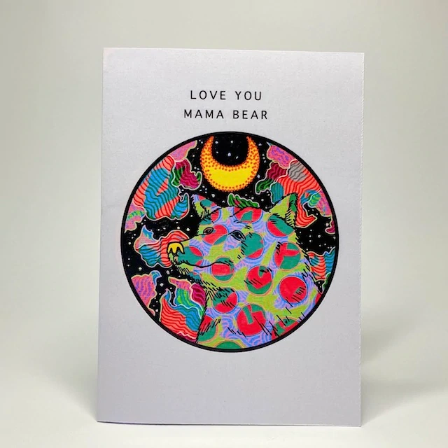 Mama Bear Greeting Card, €4.50, We Make Good