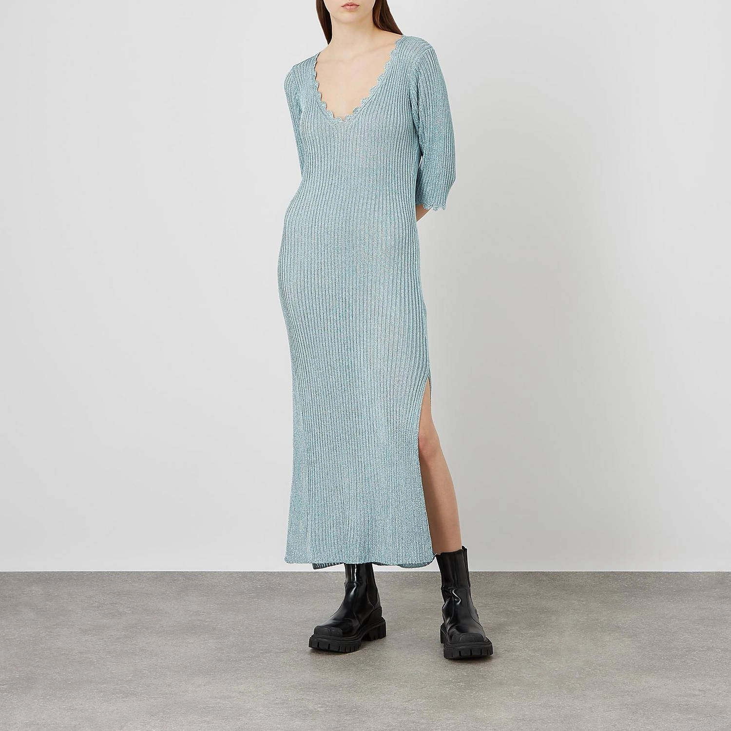 Ganni Knitted Maxi Dress, €395, Brown Thomas