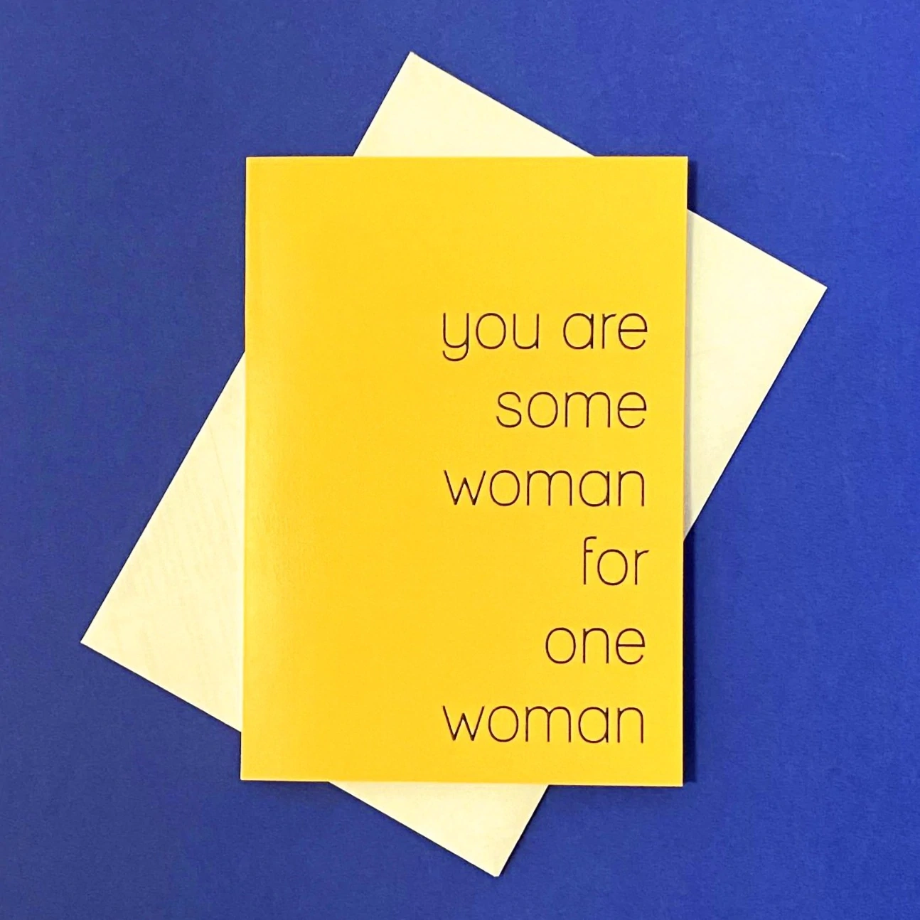 Some Woman For One Woman, €3.50, Designist