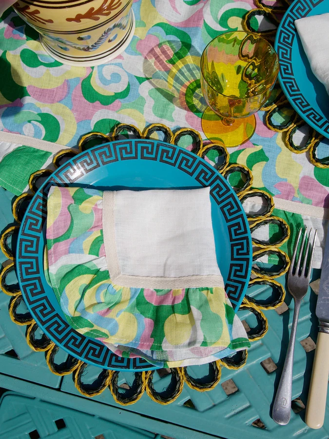 ALB x KITRI Floral Swirl Napkins - Set of 2, approximately €40, Kitri Studio