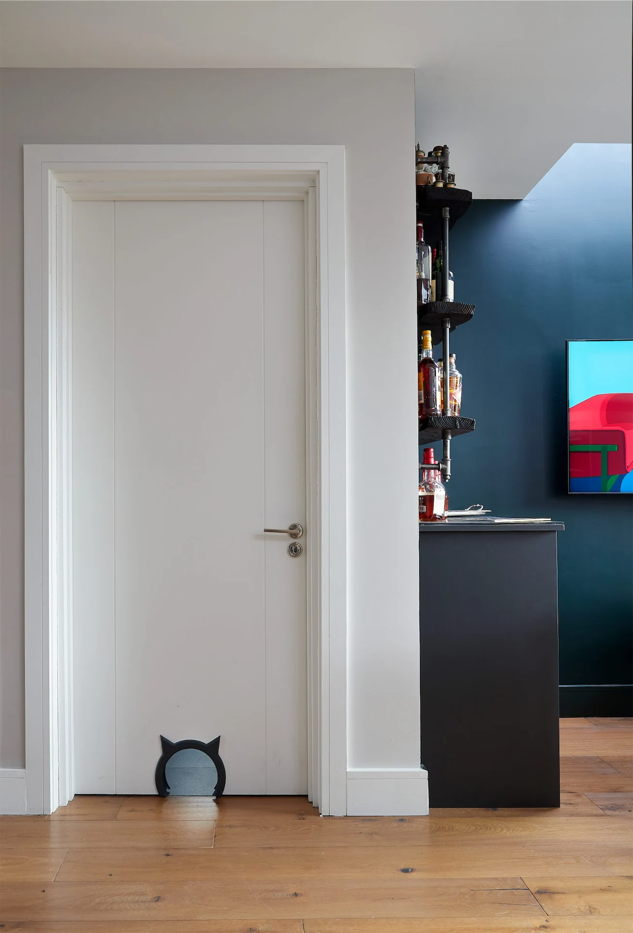 1930s semi-d project cat door