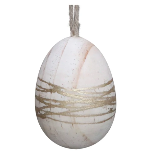 Easter egg with gold stripes, €5.50, LNH Edit