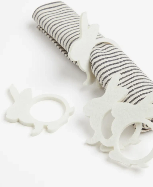 4-pack napkin rings, €4.99, H&M