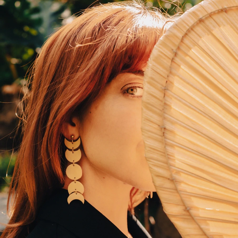 Full Moon Dangles, €36, Luna Ray Jewellery