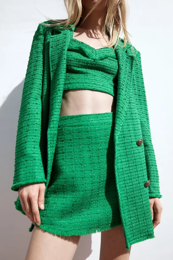 Textured skort, €29.95, ZARA