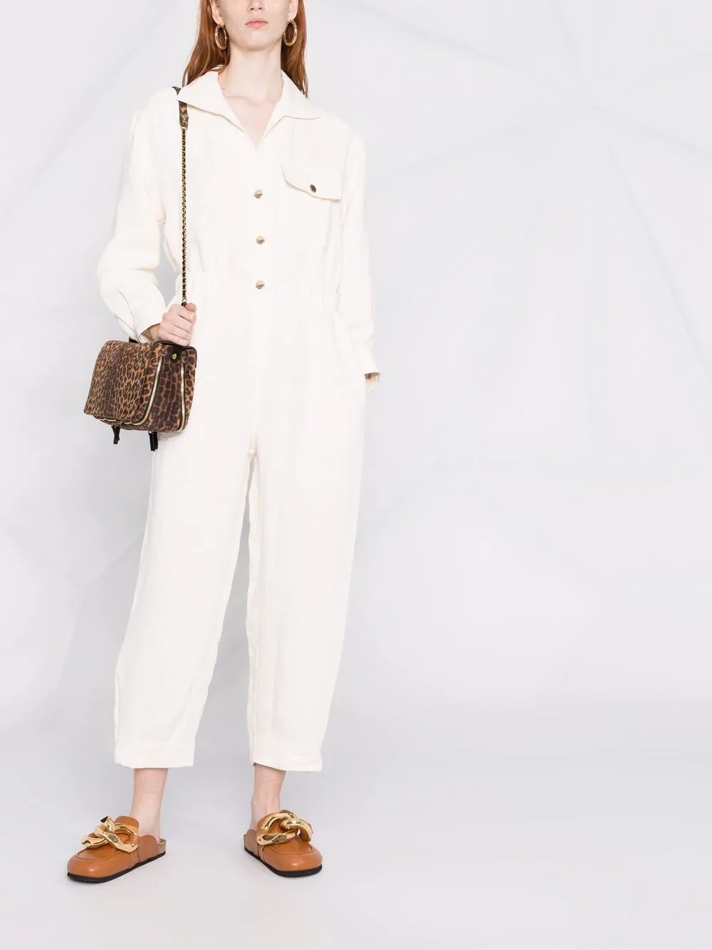 Sandro Oversized Cropped-leg Boilersuit, €345, FarFetch